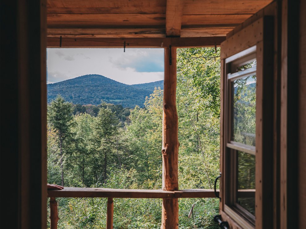 The view from Taylor Mayo's porch