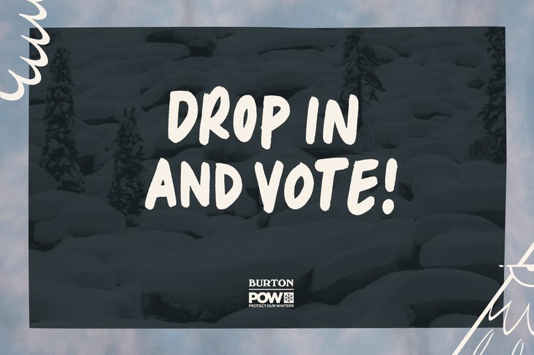Drop in and vote! Graphic Image
