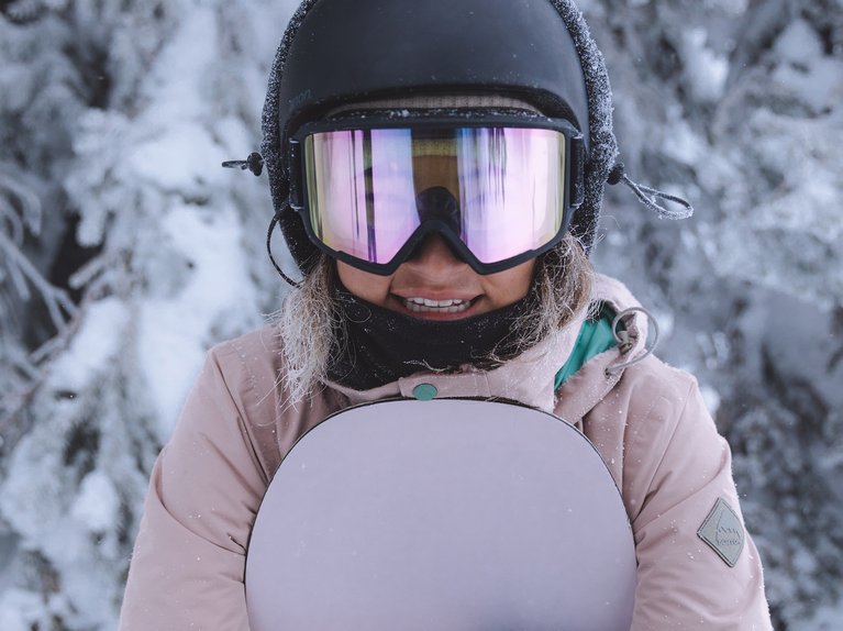 Ambassador Mirae Campbell in the snow