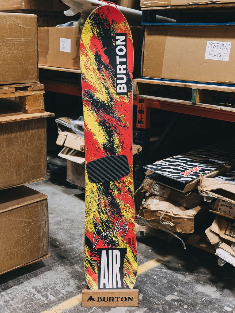 A Brief History of Kids’ Snowboarding Gear: 1990 Burton Kelly Micro Air Kids' Snowboard in the Archives