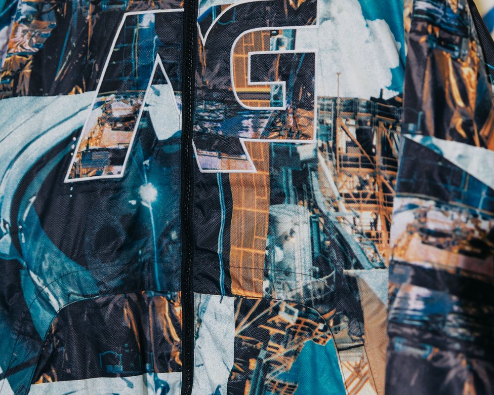 バートン　burton analog アナログ　転写　デニム　ジャケット バートンburton analog アナログ転写デニムジャケット