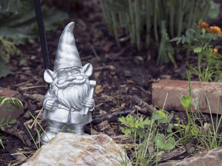 Gnome statue in garden