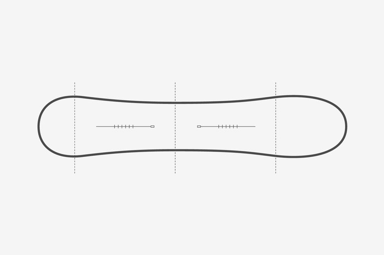 Balanced Freeride Geometry Illustration